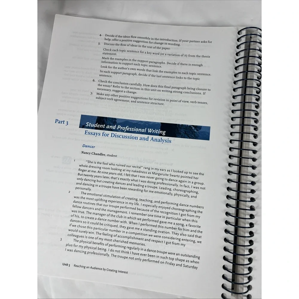Wingersky Boerner Holguin Balogh Fourth Edition Writing Paragraphs And‎ Essays
